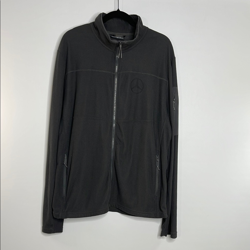 Mercedes-Benz Fossa Men’s 3710 Villa Sweater Fleece Jacket Grey Sz 2XL